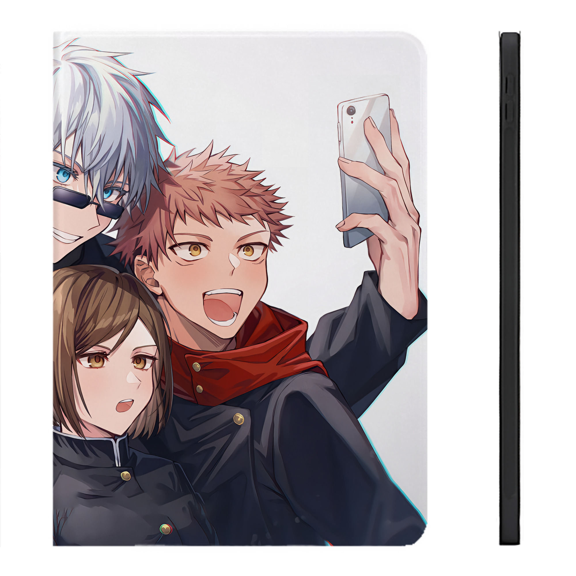 （画像用） 呪術廻戦 Jujutsu Kaisen IPadケース ペンホルダー付き ブックスタイルデザイン